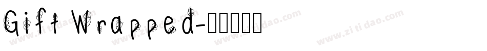 Gift Wrapped字体转换